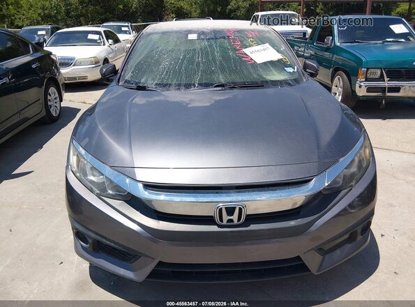 19XFC2F60HE045953 2017 HONDA CIVIC Gray Vista del cuadro de instrumentos