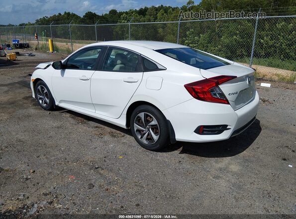 19XFC2F60KE007436 2019 HONDA CIVIC White Հետևի ձախ