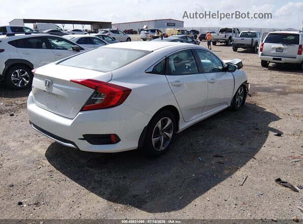 19XFC2F60KE007436 2019 HONDA CIVIC White Հետևի աջ