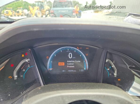 19XFC2F60KE041196 2019 HONDA CIVIC Silver Սարքավորումների վահանակի տեսք