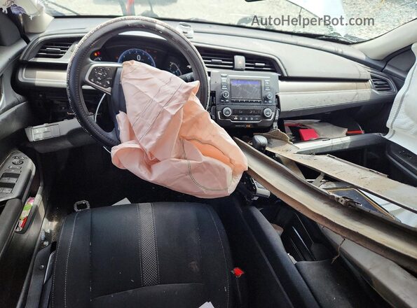 19XFC2F60KE041196 2019 HONDA CIVIC Silver Առջևի վահանակի տեսք