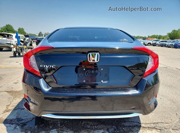 19XFC2F60LE027848 2020 HONDA CIVIC Black Rear view