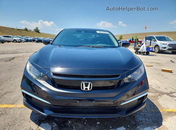 19XFC2F60LE027848 2020 HONDA CIVIC Black Front view