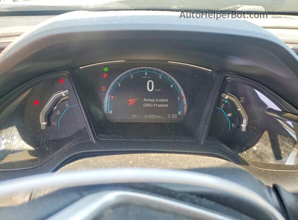 19XFC2F60LE210862 2020 HONDA CIVIC Black Սարքավորումների վահանակի տեսք