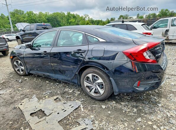 19XFC2F60LE210862 2020 HONDA CIVIC Black Հետևի ձախ