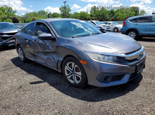 19XFC2F61HE219965 2017 HONDA CIVIC Gray წინა მარჯვენა
