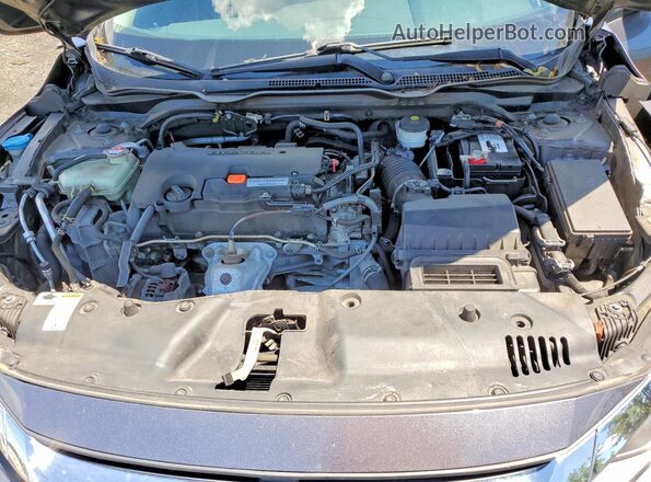 19XFC2F61HE219965 2017 HONDA CIVIC Gray უკანა სალონის ხედი