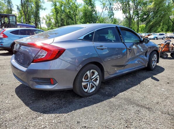 19XFC2F61HE219965 2017 HONDA CIVIC Gray უკანა მარჯვენა