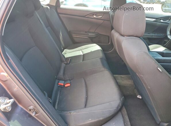 19XFC2F61HE219965 2017 HONDA CIVIC Gray უკანა სავარძლების ხედი