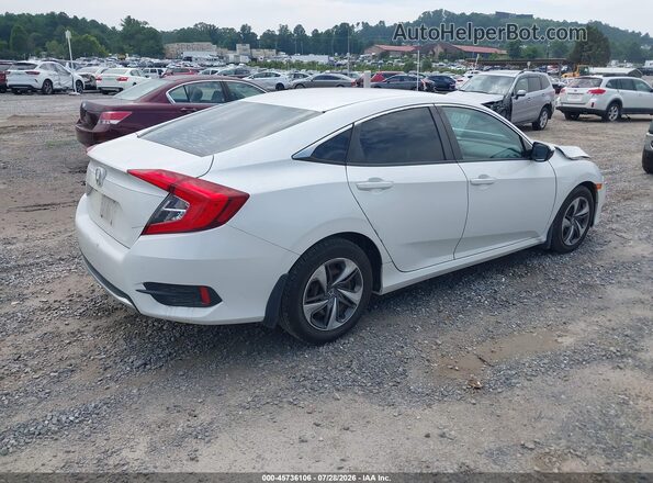 19XFC2F61KE010362 2019 HONDA CIVIC Белый Задняя правая четверть
