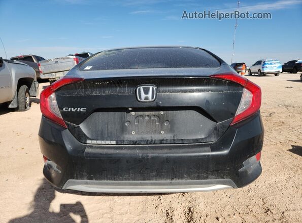 19XFC2F61KE036878 2019 HONDA CIVIC Black უკანა ხედი