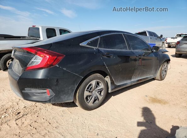 19XFC2F61KE036878 2019 HONDA CIVIC Black უკანა მარჯვენა