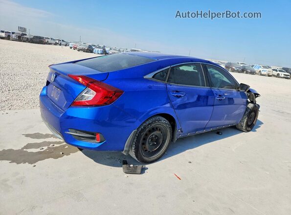19XFC2F61KE041286 2019 HONDA CIVIC Blue Trasero derecho