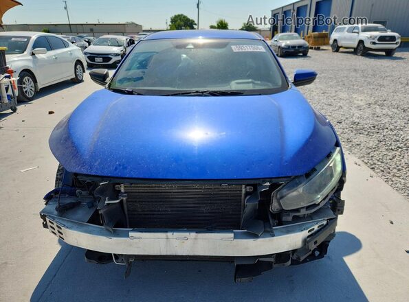 19XFC2F61KE041286 2019 HONDA CIVIC Blue Vista frontal
