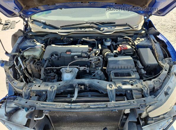 19XFC2F61KE041286 2019 HONDA CIVIC Blue Vista interior trasera