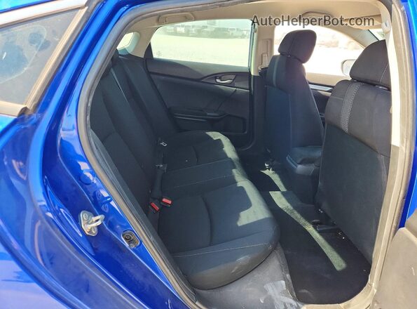 19XFC2F61KE041286 2019 HONDA CIVIC Blue Vista de los asientos traseros