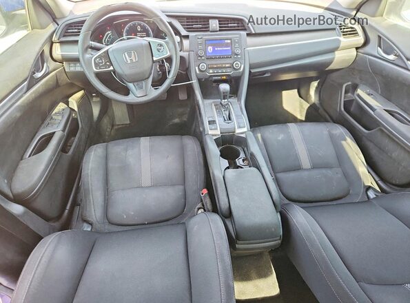 19XFC2F61KE041286 2019 HONDA CIVIC Blue Vista del salpicadero