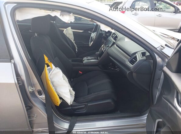 19XFC2F61KE046679 2019 HONDA CIVIC Silver Front interior view