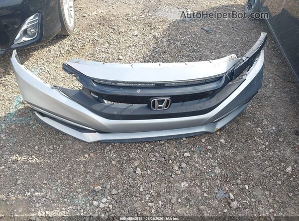 19XFC2F61KE046679 2019 HONDA CIVIC Silver Instrument cluster view