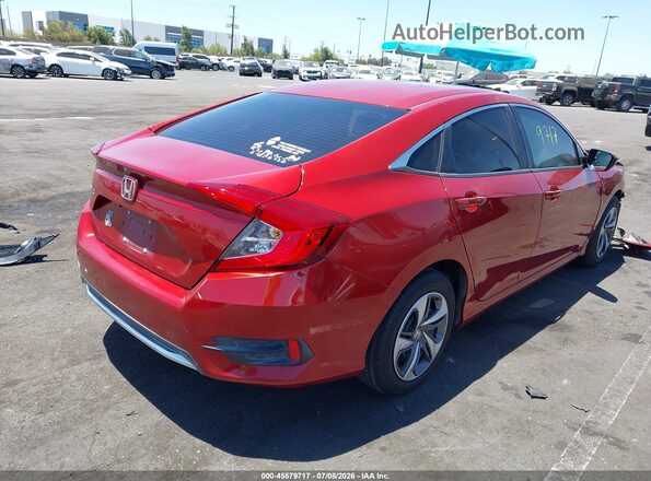19XFC2F61KE211999 2019 HONDA CIVIC Orange Հետևի աջ