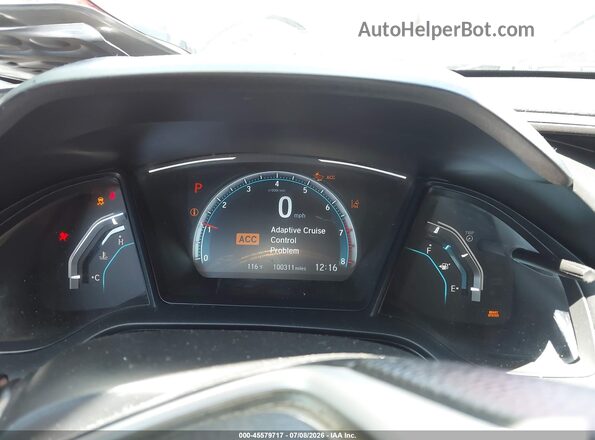 19XFC2F61KE211999 2019 HONDA CIVIC Orange Հետևի նստատեղերի տեսք
