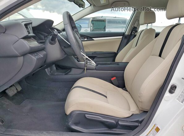 19XFC2F61LE006894 2020 HONDA CIVIC White Вид салону спереду