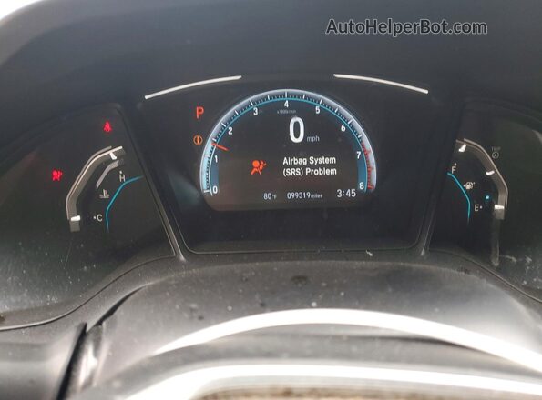 19XFC2F61LE200115 2020 HONDA CIVIC Blue Vista del cuadro de instrumentos