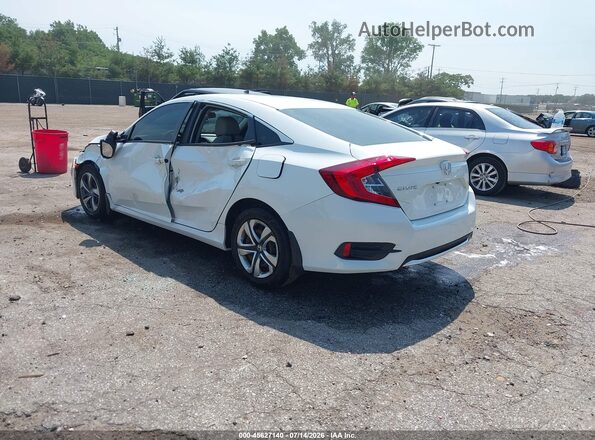 19XFC2F62KE024819 2019 HONDA CIVIC Белый Задняя левая четверть