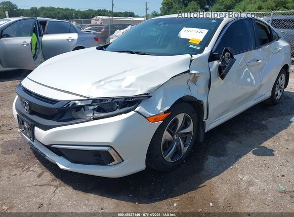 19XFC2F62KE024819 2019 HONDA CIVIC Белый Вид спереди