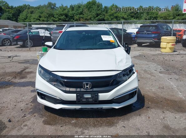 19XFC2F62KE024819 2019 HONDA CIVIC Белый Вид щитка приборов