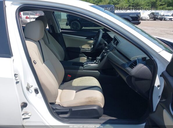19XFC2F62KE024819 2019 HONDA CIVIC Белый Вид салона спереди