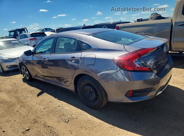 19XFC2F62KE029938 2019 HONDA CIVIC Gray Trasero izquierdo