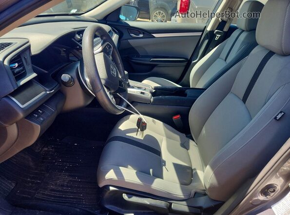 19XFC2F62KE029938 2019 HONDA CIVIC Gray Vista interior delantera