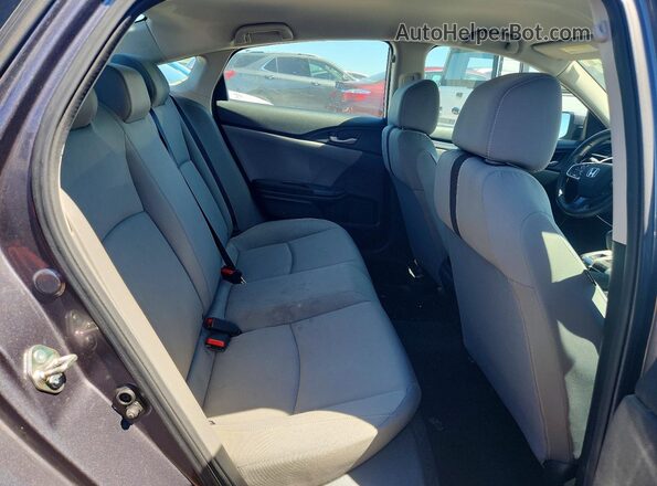 19XFC2F62KE029938 2019 HONDA CIVIC Gray Vista de los asientos traseros