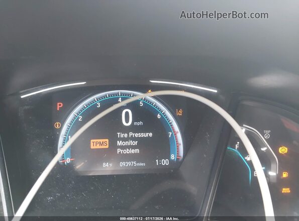 19XFC2F62KE036372 2019 HONDA CIVIC Blue უკანა სავარძლების ხედი