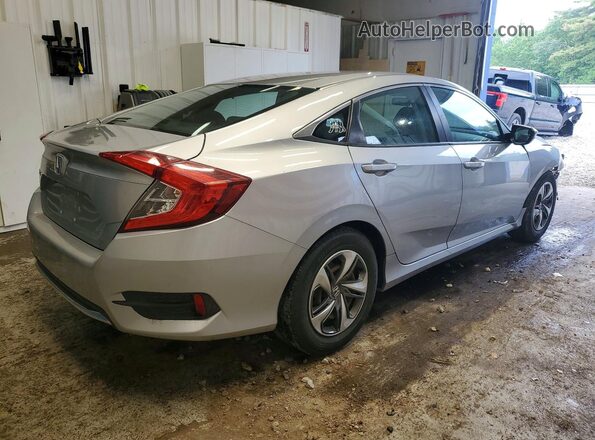 19XFC2F62KE202793 2019 HONDA CIVIC Серебряный Задняя правая четверть