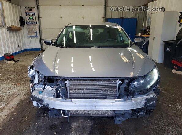 19XFC2F62KE202793 2019 HONDA CIVIC Серебряный Вид спереди