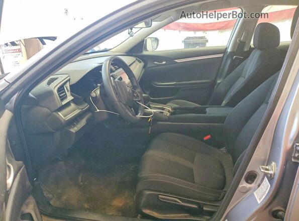 19XFC2F62KE202793 2019 HONDA CIVIC Серебряный Вид салона спереди