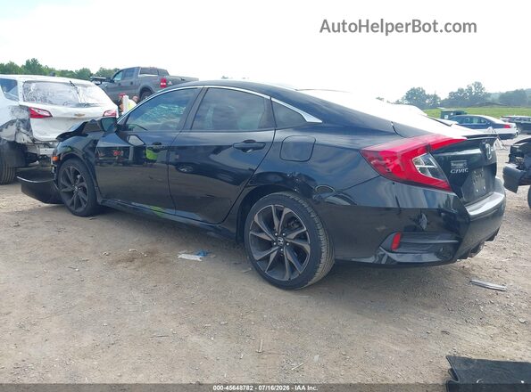 19XFC2F62LE014406 2020 HONDA CIVIC Черный Задняя левая четверть