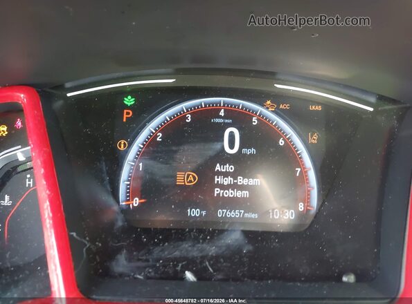 19XFC2F62LE014406 2020 HONDA CIVIC Черный Вид задних сидений
