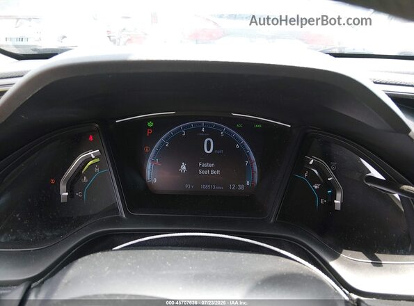 19XFC2F62LE027401 2020 HONDA CIVIC Navy Vista de los asientos traseros