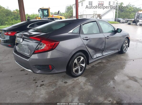 19XFC2F63KE018740 2019 HONDA CIVIC Gray Trasero derecho