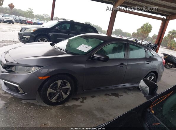 19XFC2F63KE018740 2019 HONDA CIVIC Gray Vista interior de 360 grados