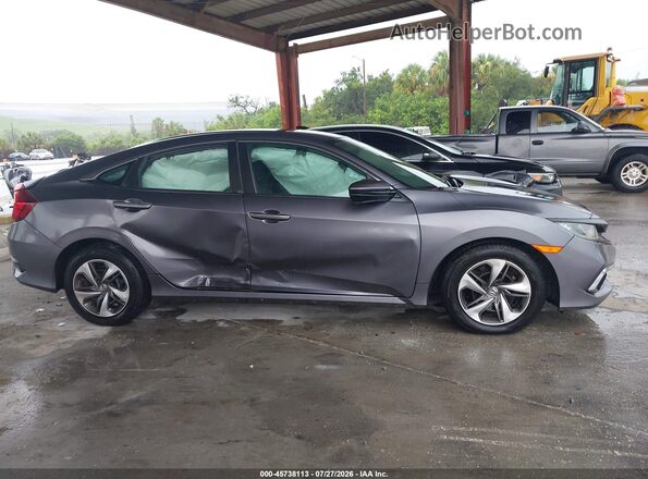 19XFC2F63KE018740 2019 HONDA CIVIC Gray Vista interior trasera