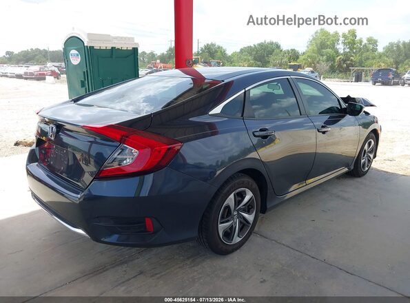 19XFC2F63KE036302 2019 HONDA CIVIC Blue უკანა მარჯვენა