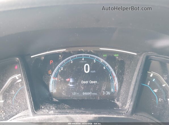 19XFC2F63KE036302 2019 HONDA CIVIC Blue უკანა სავარძლების ხედი