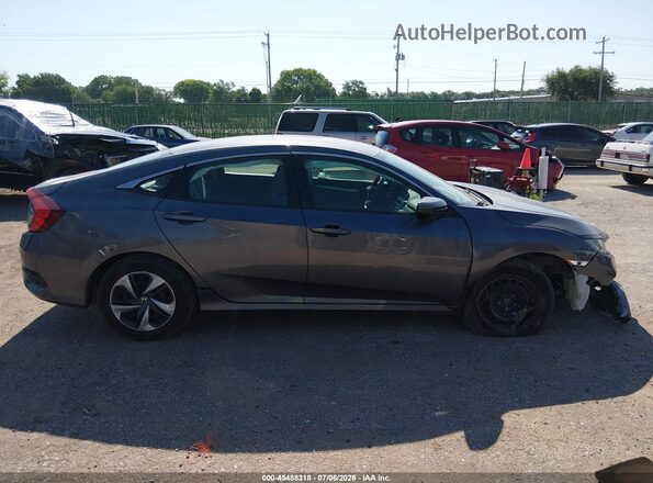 19XFC2F63LE003172 2020 HONDA CIVIC Gray Widok wnętrza z tyłu