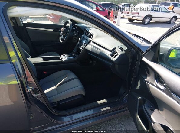 19XFC2F63LE003172 2020 HONDA CIVIC Gray Widok wnętrza z przodu