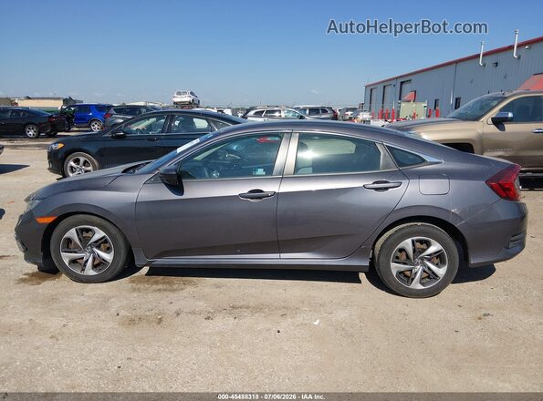 19XFC2F63LE003172 2020 HONDA CIVIC Gray Widok wnętrza 360 stopni