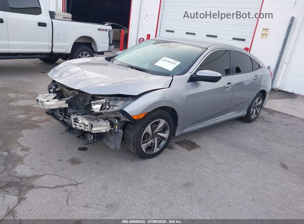 19XFC2F63LE015077 2020 HONDA CIVIC Blue Առջևի ձախ երեք քառորդ տեսարան